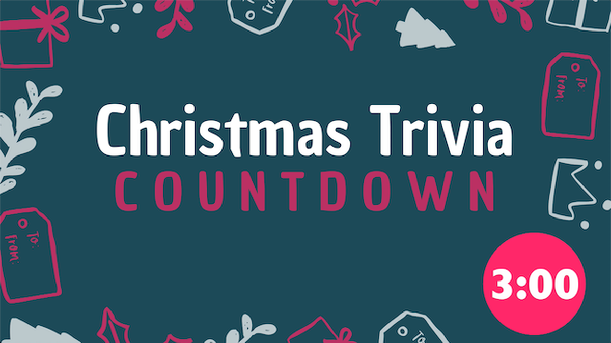 Christmas Trivia Countdown  Christmas Video  Download Youth Ministry