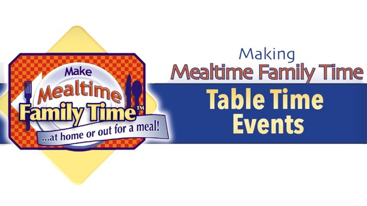 Table Time Events Fast and fun Make Mealtime Family Time™ image number null