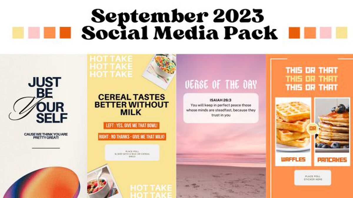 July 2023 Social Media Pack, Storefront Catalog - EN