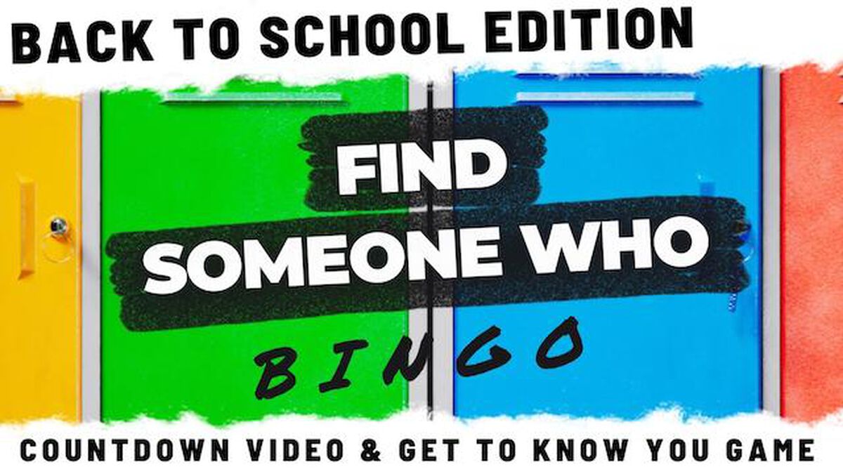 Xxx Video Student Mp4 Downlod - Find Someone Who - Back to School Edition- Interactive Countdown & Game |  Countdowns | Download Youth Ministry