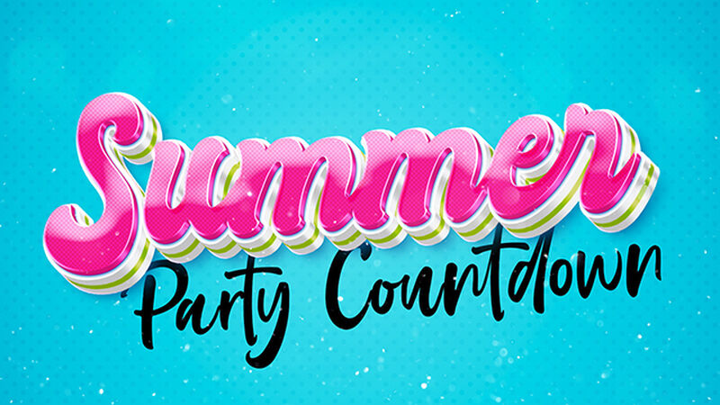 Bright Summer Party Countdown