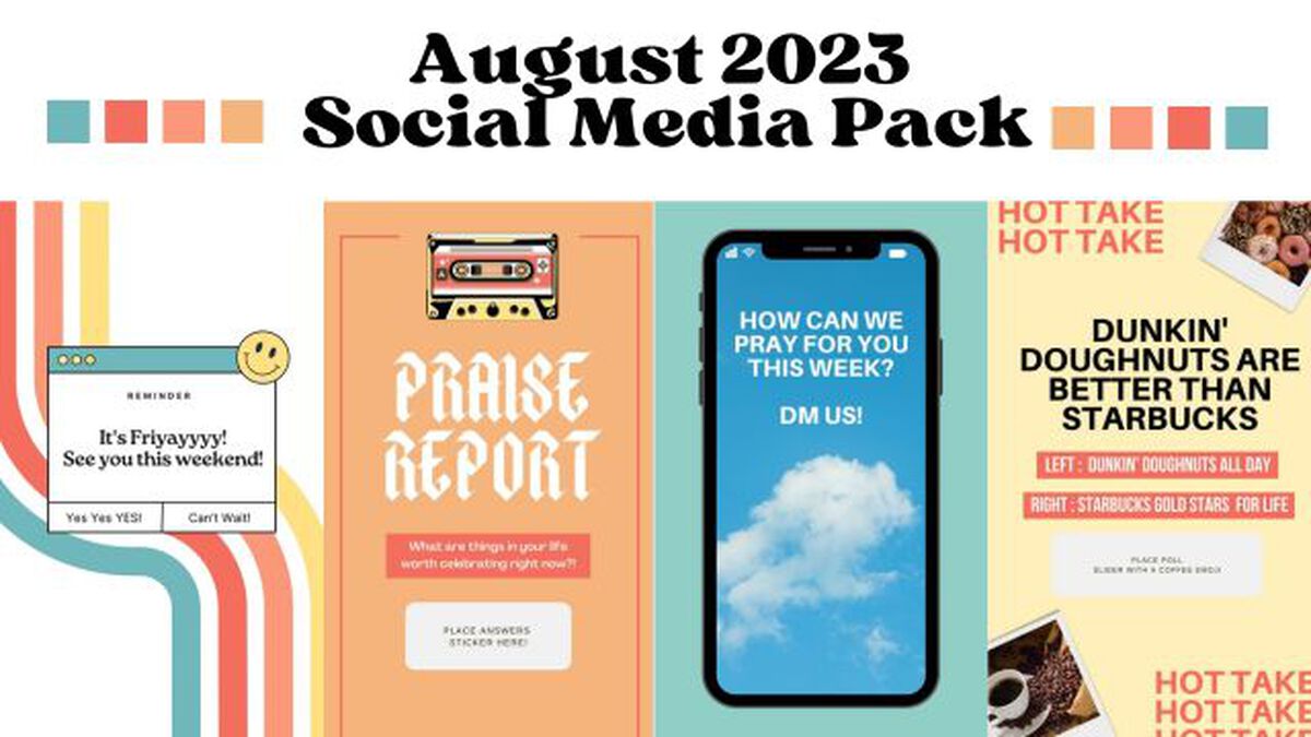 July 2023 Social Media Pack, Storefront Catalog - EN